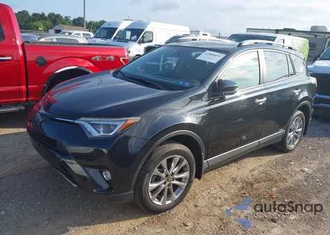 2017 Toyota Rav4 Hybrid Limited из США, поврежденный, VIN JTMDJREV4HD116359